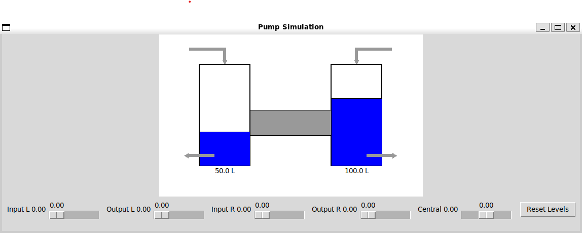 Pump simulation GUI